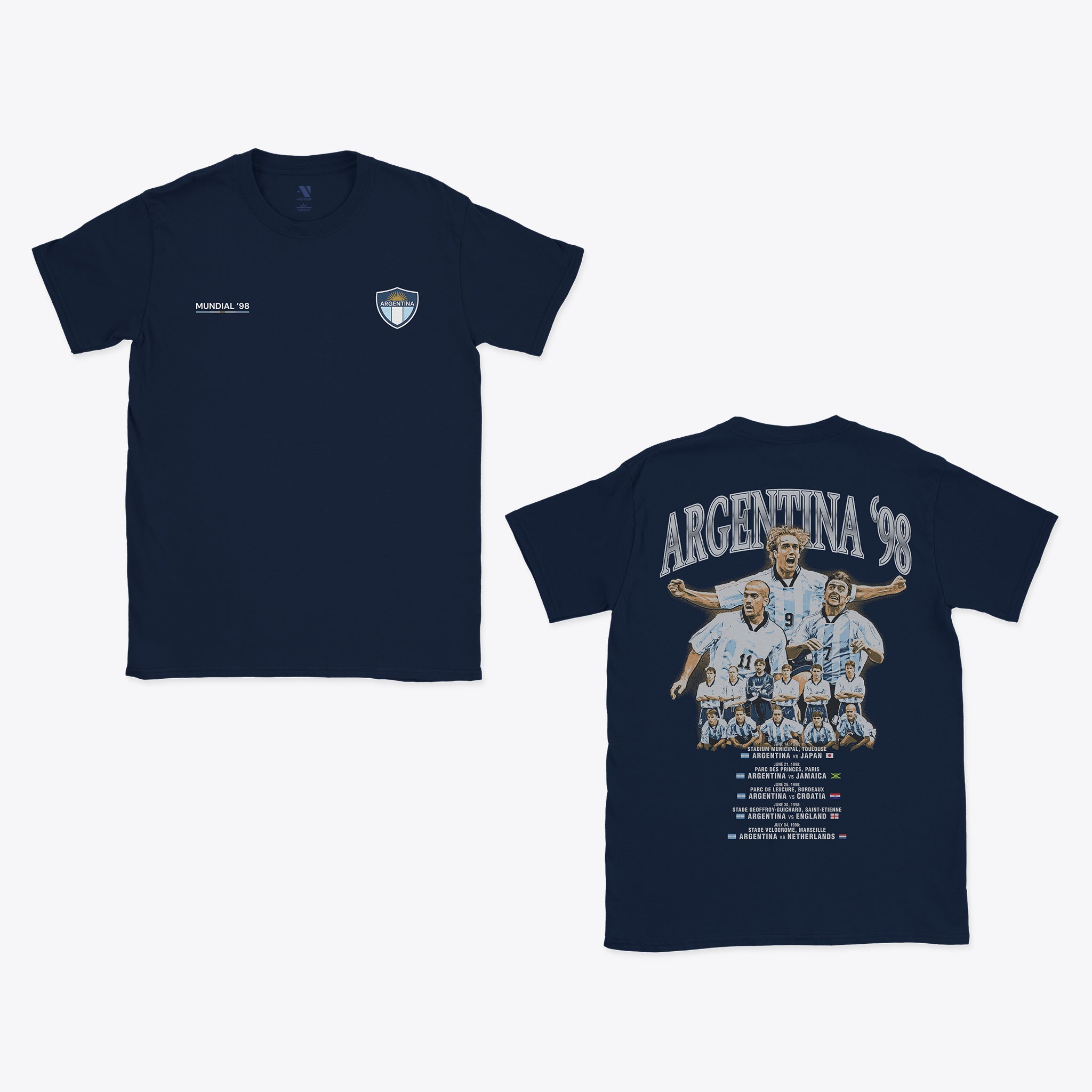 Argentina Tribute Jersey T-Shirt - France '98