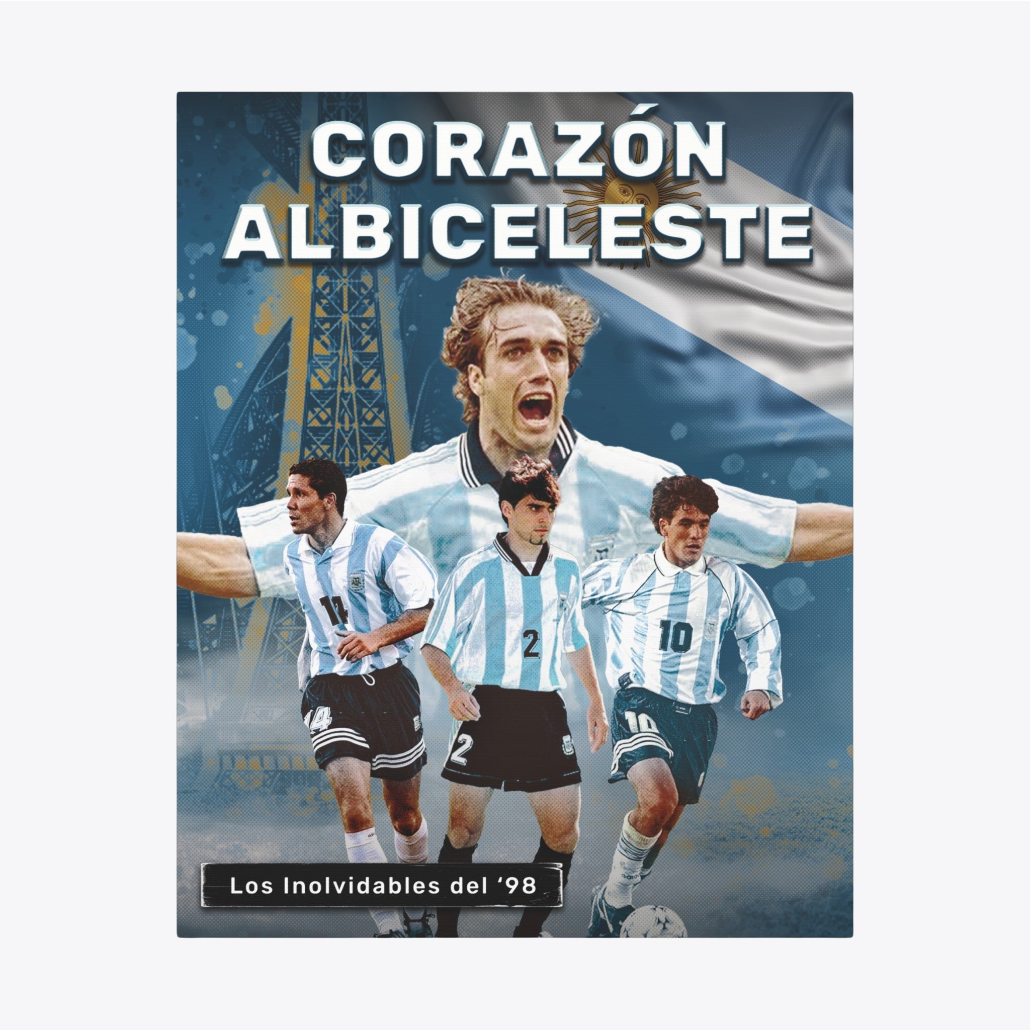 Argentina "Corazón Albiceleste" Canvas - France '98
